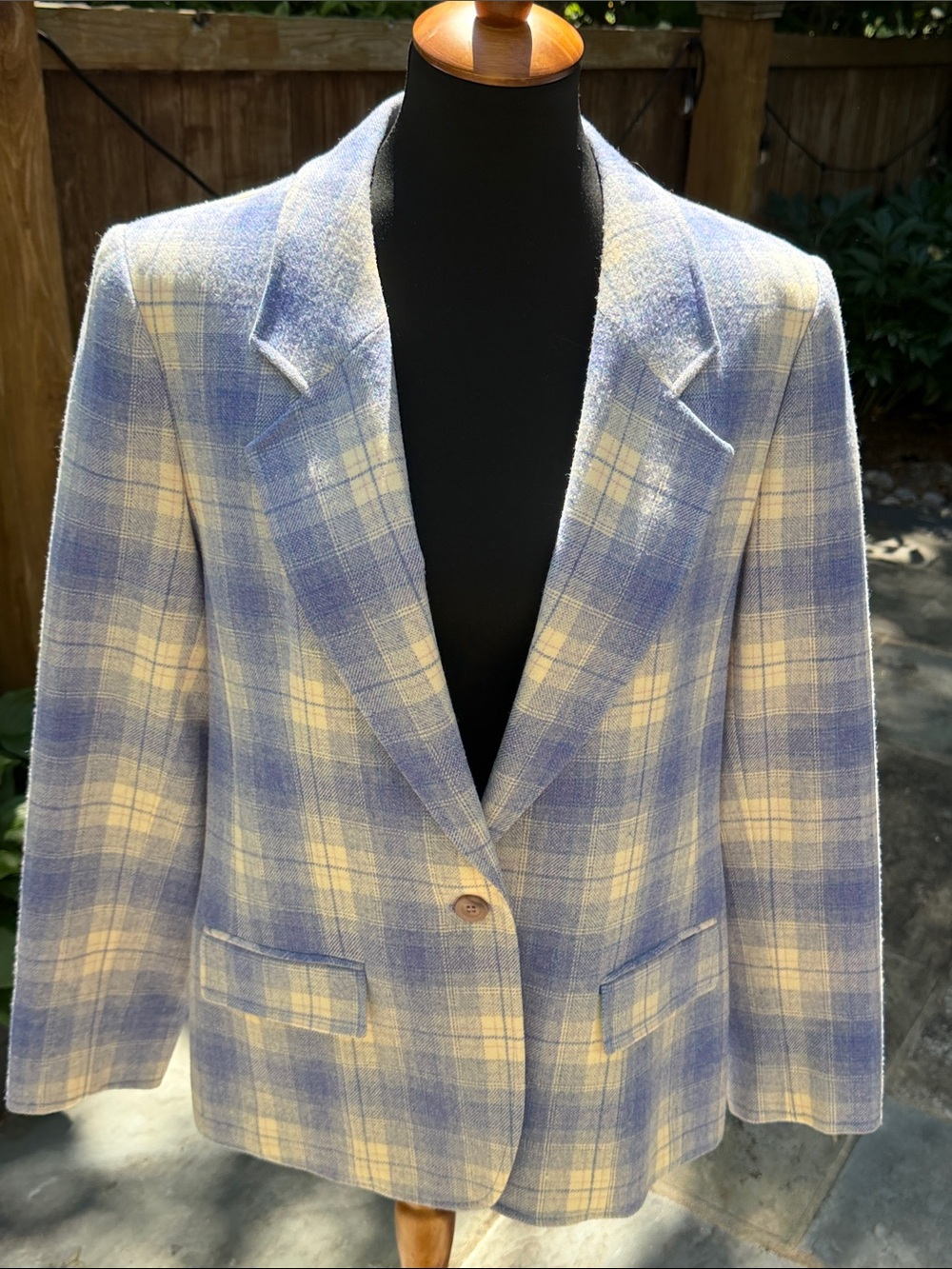 Vintage Pendleton Wool Plaid Blazer - Picture 3 of 12